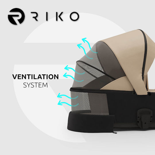 Riko Velar Up Adjustable 2 in 1 Baby Stroller Suitable for Newborn Nude 01 9.2kg