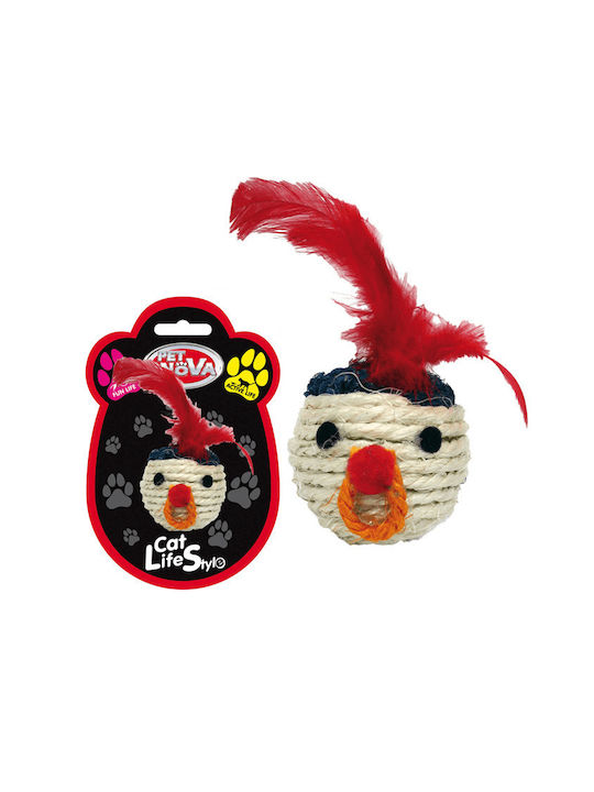 Pet Nova Pet Nova Sizal Head 5cm Παιχνίδι Γάτας