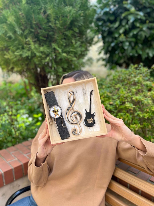 Easter Candle Flat Handmade Rock Star Set Handmade Box-Frame 22pcs Black