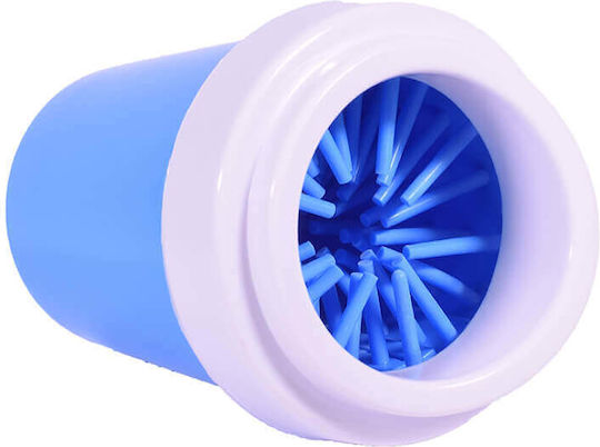 Dog Foot Cleansing Container Blue 1pc 13.5x13.5cm