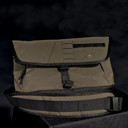 Consul Side Messenger Στρατιωτικό Τσαντάκι Ώμου από Cordura Μαύρο 13.4lt K16111-01