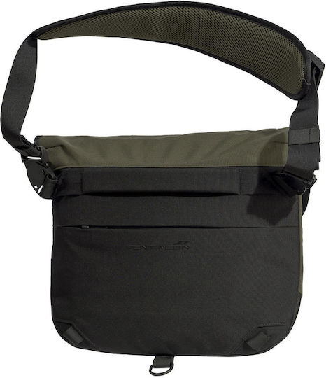 Consul Side Messenger Στρατιωτικό Τσαντάκι Ώμου από Cordura Μαύρο 13.4lt K16111-01