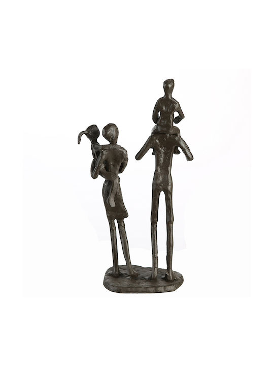 ArteLibre Διακοσμητική Φιγούρα από Μέταλλο Family 10x6x22cm