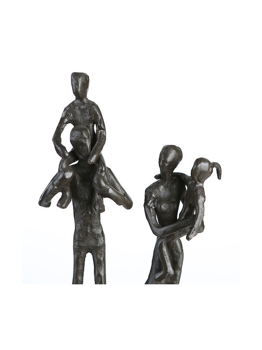 ArteLibre Διακοσμητική Φιγούρα από Μέταλλο Family 10x6x22cm