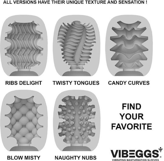 Vibeggs Candy Curves Masturbator με Δόνηση