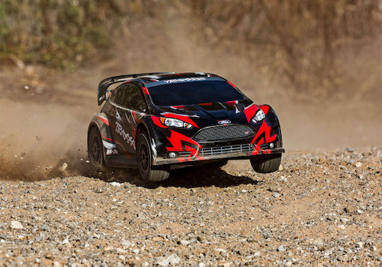 Traxxas Ford Fiesta ST Rally Τηλεκατευθυνόμενο Αυτοκίνητο 4WD Κόκκινο