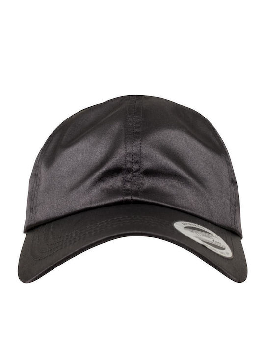 Flexfit Low Profile Satin Cap Black Fw17 6245sc-00007