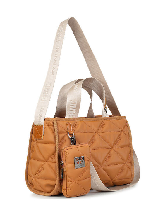 FRNC Women's Bag Shopper Tabac Brown