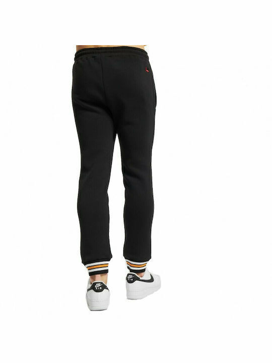 Varsity Παντελόνι Φόρμας με Λάστιχο Black