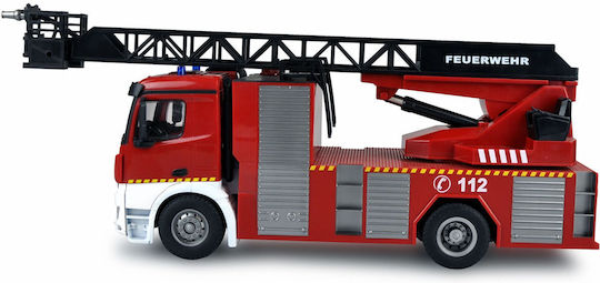 Amewi Construction Site Fire Truck Li-Ion 1200mAh Teleghidat Vehicul de pompieri 2WD