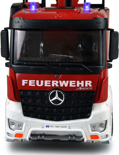 Amewi Construction Site Fire Truck Li-Ion 1200mAh Teleghidat Vehicul de pompieri 2WD