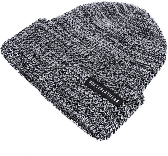 Beanie Ανδρικός Σκούφος Πλεκτός σε Μαύρο χρώμα