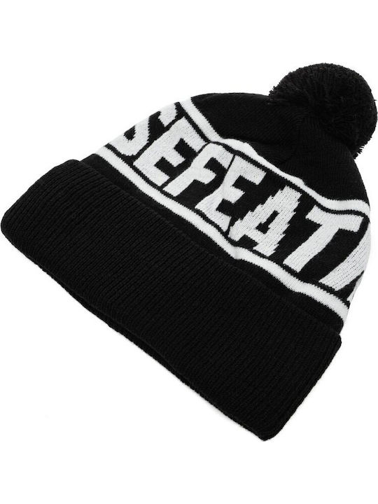 Beanie Ανδρικός Σκούφος Πλεκτός σε Μαύρο χρώμα