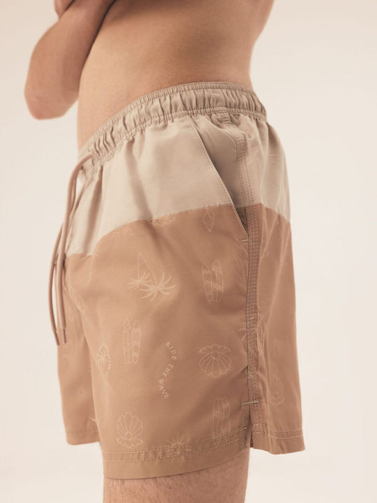 Men's Swimwear Shorts Beige