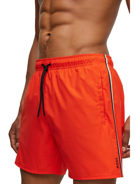 Men's Swimwear Shorts Red Striped