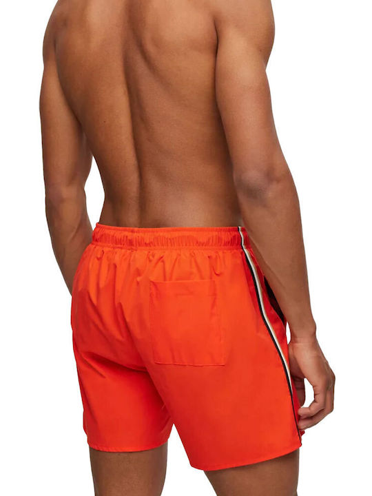 Men's Swimwear Shorts Red Striped