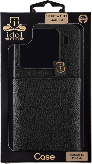 Idol 1991 Anti-rfid Wallet Δερμάτινο Μαύρο (Xiaomi 15 Pro)