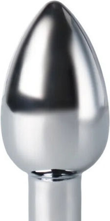 Anal Plug with Wireless Functionality and Vibration Silver 5cm