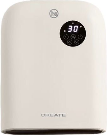 Create Warm Wall Fan Heater Room Wall Ecru 2000W