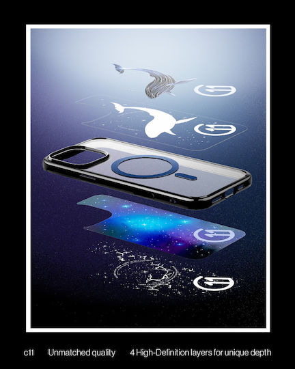 Spigen Ultra Hybrid T Back Cover Silicon / Plastic 2mm Albastru (iPhone 16 ProRealme C11)
