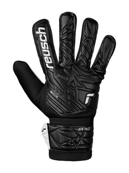 Reusch Attrakt Starter Solid Γάντια Τερματοφύλακα Παιδικά Μαύρα