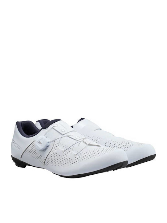 Shimano Competition Men's Low Road Cycling Shoes White
