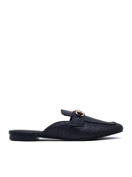 Mules with Heel in Black Color