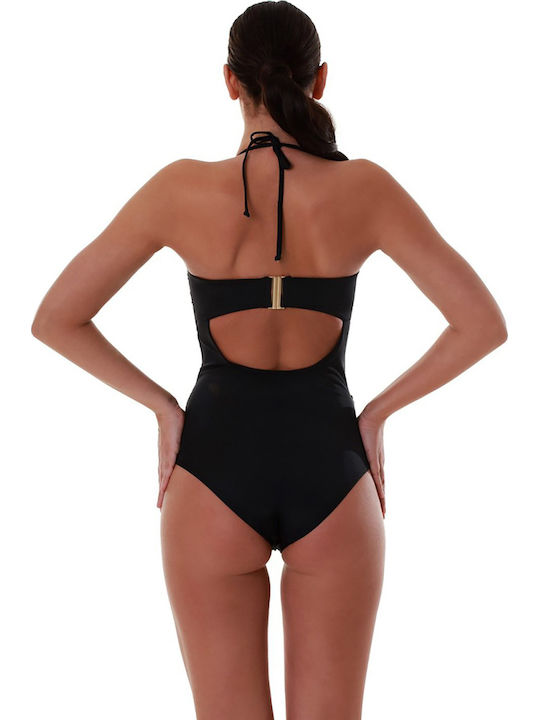 Strapless One-Piece Swimsuit Black