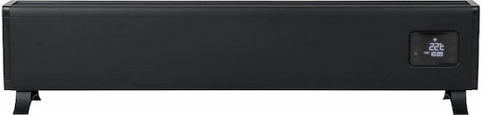 Eurom Konvektorheizung Boden 1500W mit elektronischem Thermostat 96.2x20cm Schwarz
