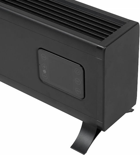 Eurom Konvektorheizung Boden 1500W mit elektronischem Thermostat 96.2x20cm Schwarz