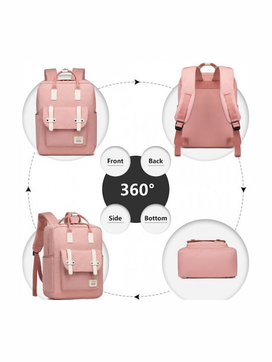 Miss Lulu Backpack Ροζ
