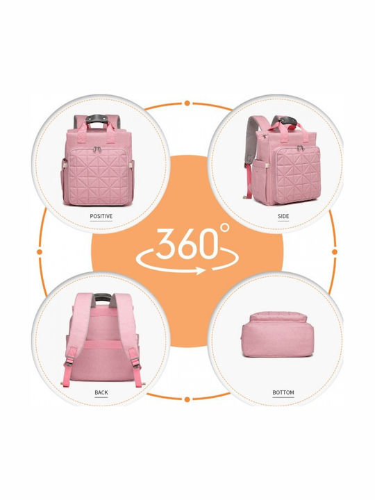 Miss Lulu Backpack Ροζ