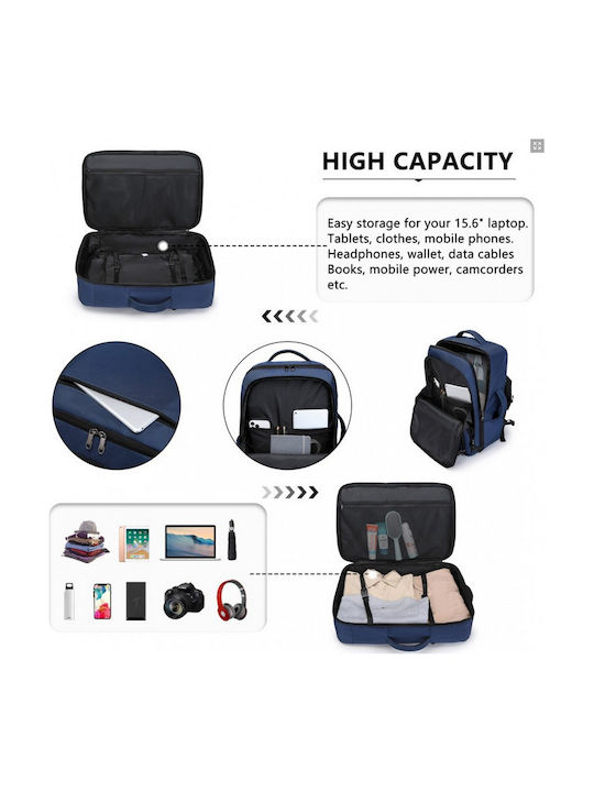 Miss Lulu Backpack Navy Blue