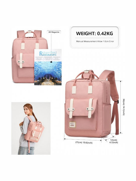 Miss Lulu Backpack Ροζ