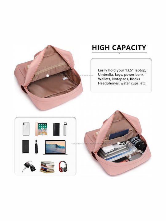 Miss Lulu Backpack Ροζ