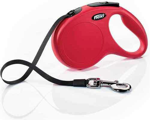 Flexi Foldable Dog Leash/Lead Strap New Comfort M Red 5m up to 25kg (Various Colors)