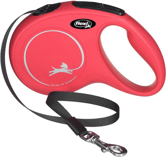 Flexi Foldable Dog Leash/Lead Strap New Comfort M Red 5m up to 25kg (Various Colors)