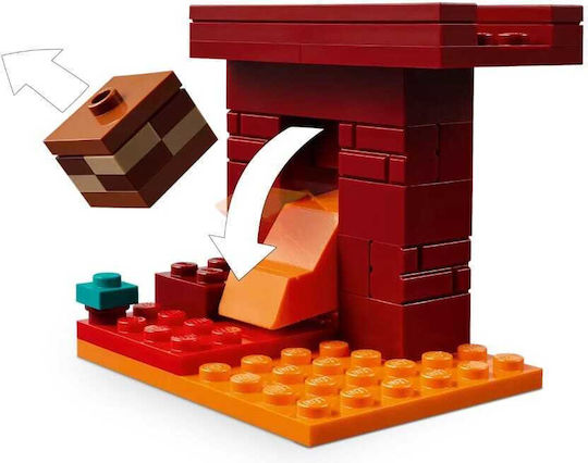 LEGO Minecraft The Nether Lava Battle for Ages 6+ 99 Pieces