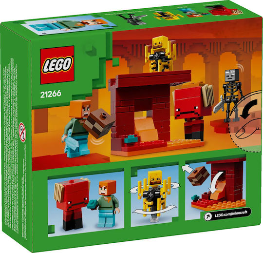LEGO Minecraft The Nether Lava Battle for Ages 6+ 99 Pieces