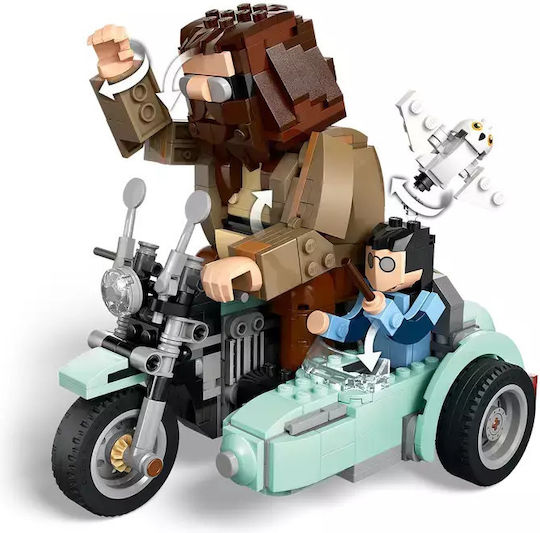 LEGO Harry Potter Harry Potter TM - Hagrid & Harry's Motorcycle Ride for Ages 9+ 617 Pieces