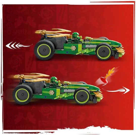 LEGO Ninjago Колата Със Задвижване На Лойд За Състезания За 7+ Години 181 Бройки
