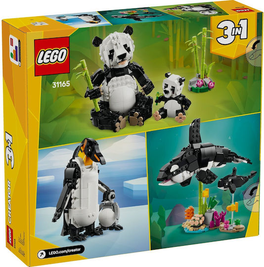 LEGO Creator Animale Sălbatice Familie de Panda pentru 8+ Ani 626
