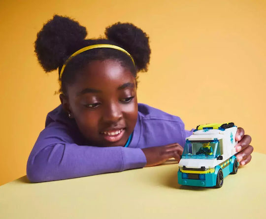 LEGO City Emergency Ambulance за 5+ Години 184 Бройки