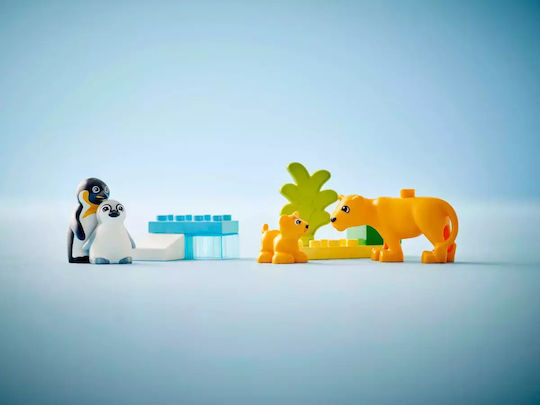 LEGO Duplo Wild Animal Families: Penguins & Lions για 2+ Ετών 10τμχ