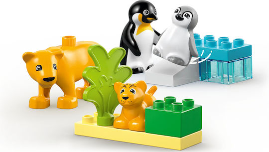 LEGO Duplo Wild Animal Families: Penguins & Lions για 2+ Ετών 10τμχ
