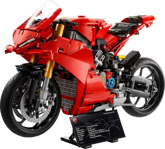 LEGO Technic Ducati Panigale V4 S Motorcycle for 18+ Years 1603 Pieces