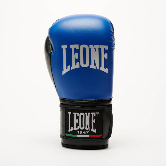 Leone 1947 Παιδικά Γάντια Πυγμαχίας από Συνθετικό Δέρμα για Αγώνα Μπλε