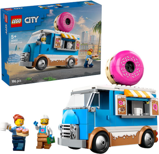 LEGO City Камион За Донъти За 5+ Години 196 Бройки