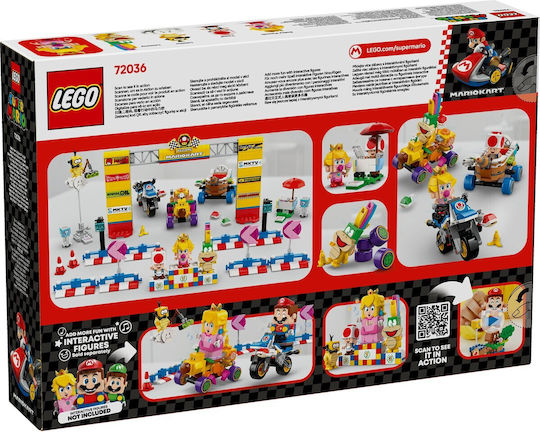 LEGO Super Mario Baby Peach & Grand Prix Set For 8+ Years 823 Pieces