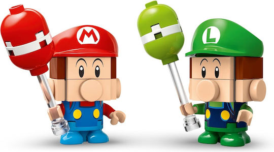 LEGO Super Mario Mario Kart Baby Mario срещу Baby Luigi за 8+ години 321 броя
